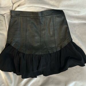 PJK real leather skirt